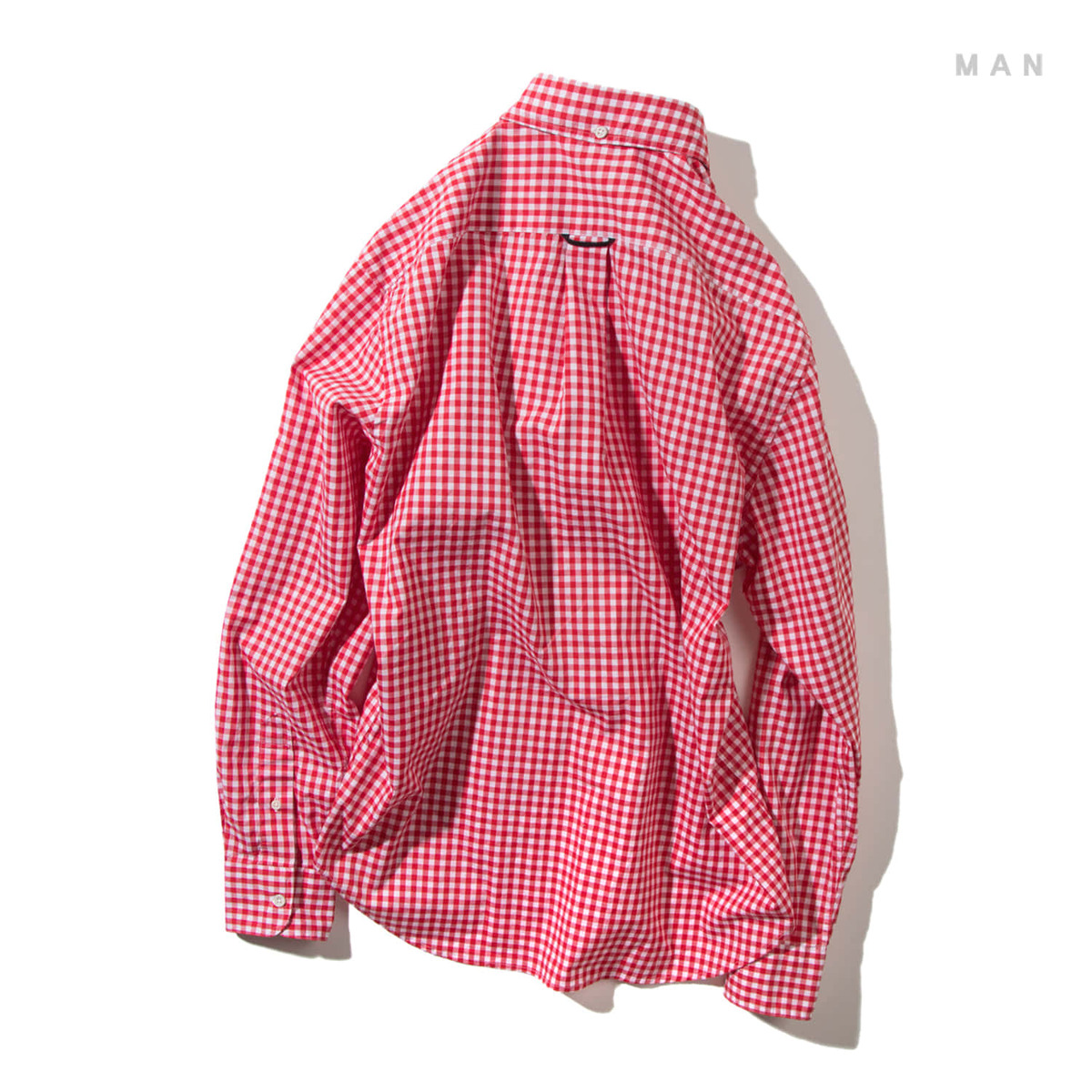 [NEITHERS] 210-5 STANDARD GINGHAM SHIRT &#039;RED&#039;