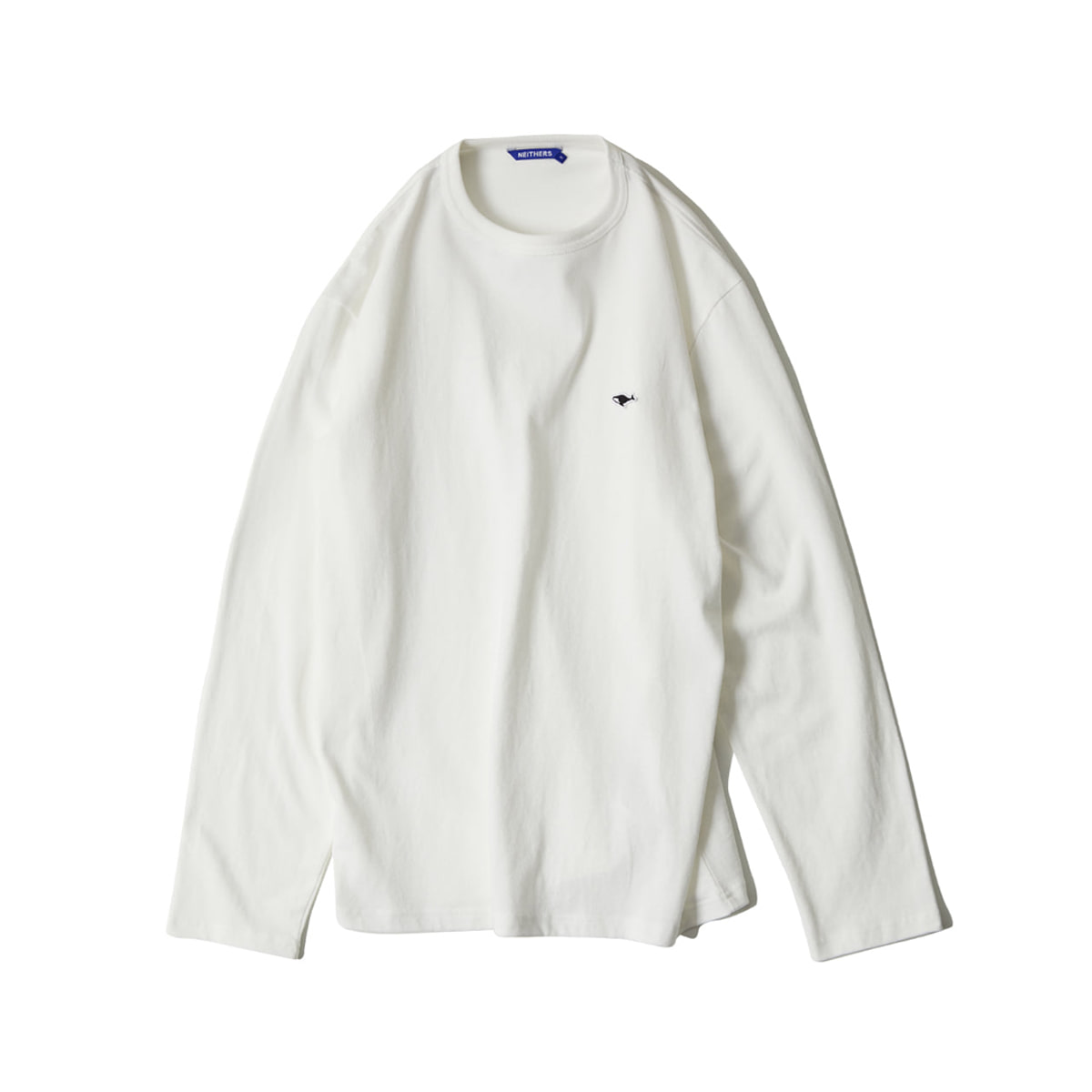 [NEITHERS] D5008-1 STANDARD L/S T-SHIRT &#039;WHITE&#039;