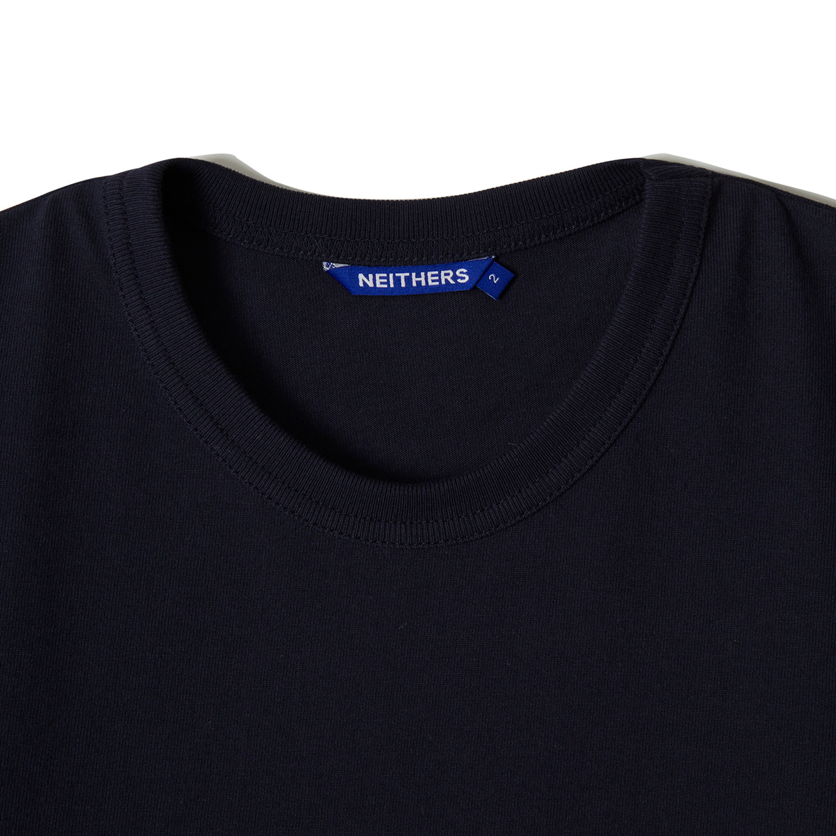 [NEITHERS] S L/S T-SHIRT &#039;NAVY&#039;