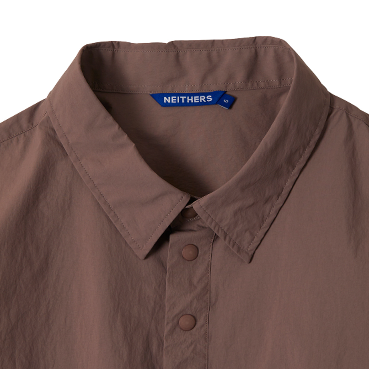 [NEITHERS] UTILITY SHIRT &#039;BROWN&#039;
