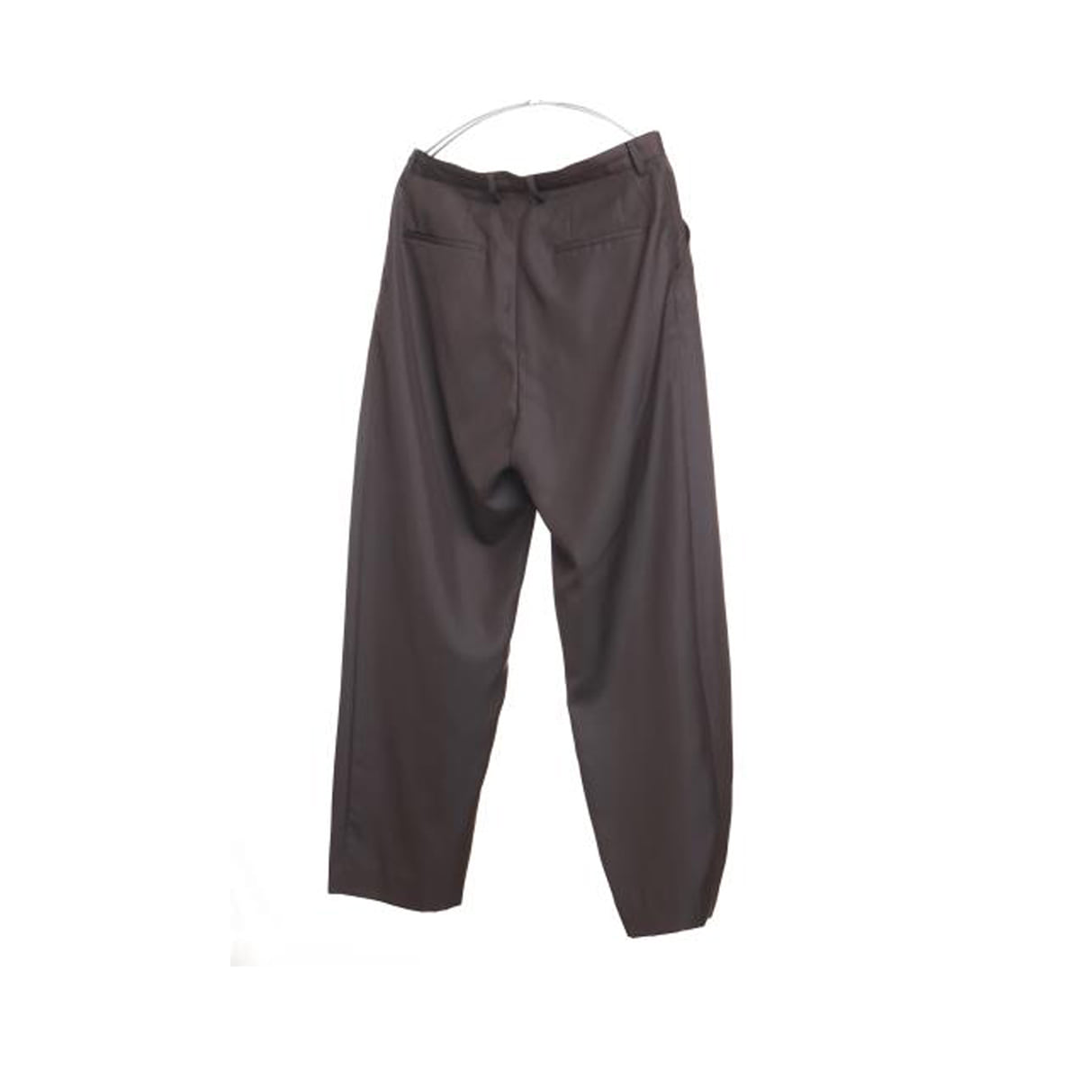 [YOUTH] LAYERED 2-TUCK PANTS &#039;PURPLE BROWN&#039;