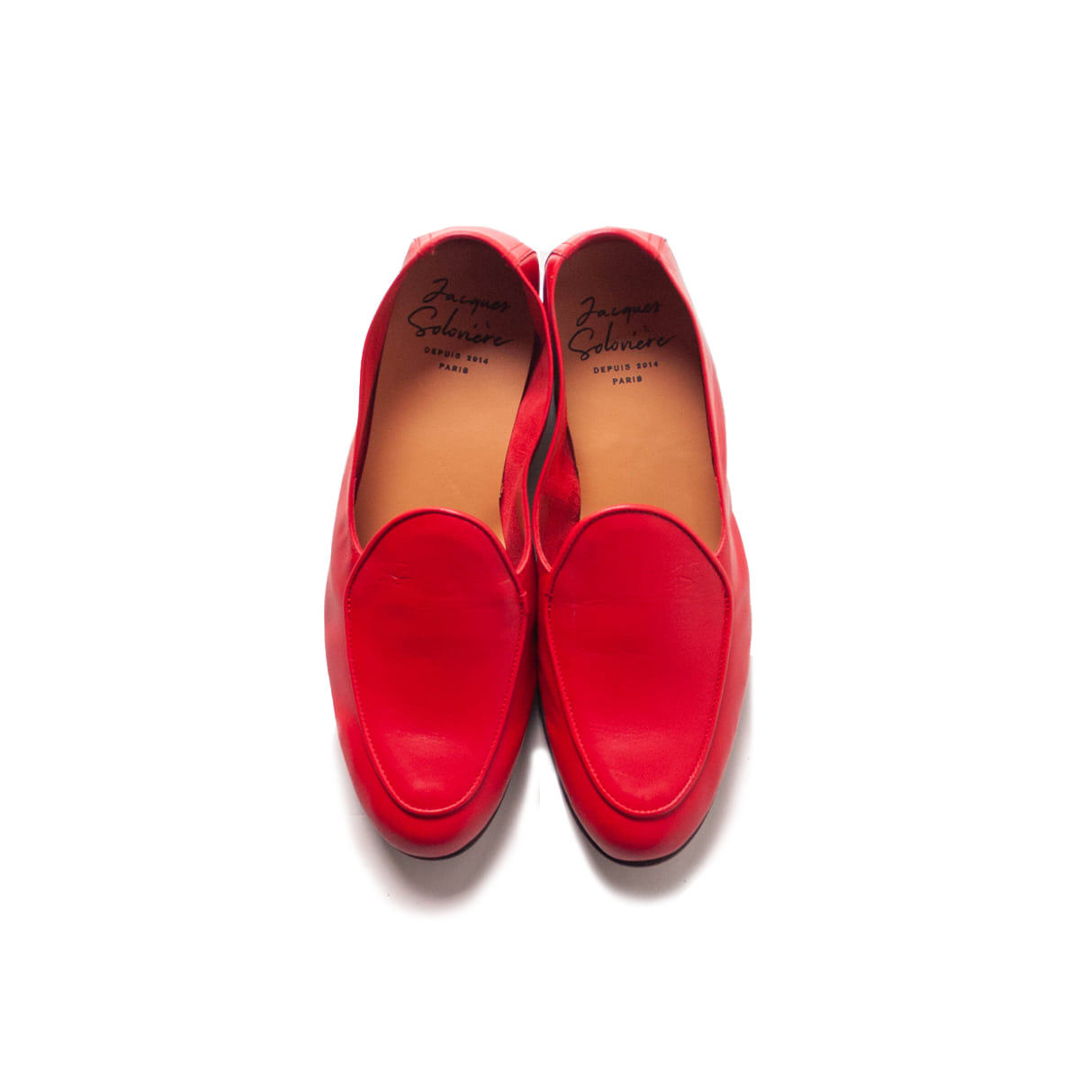 [SOLOVIERE] JACQUES NAPPA CALF &#039;ROUGE&#039;