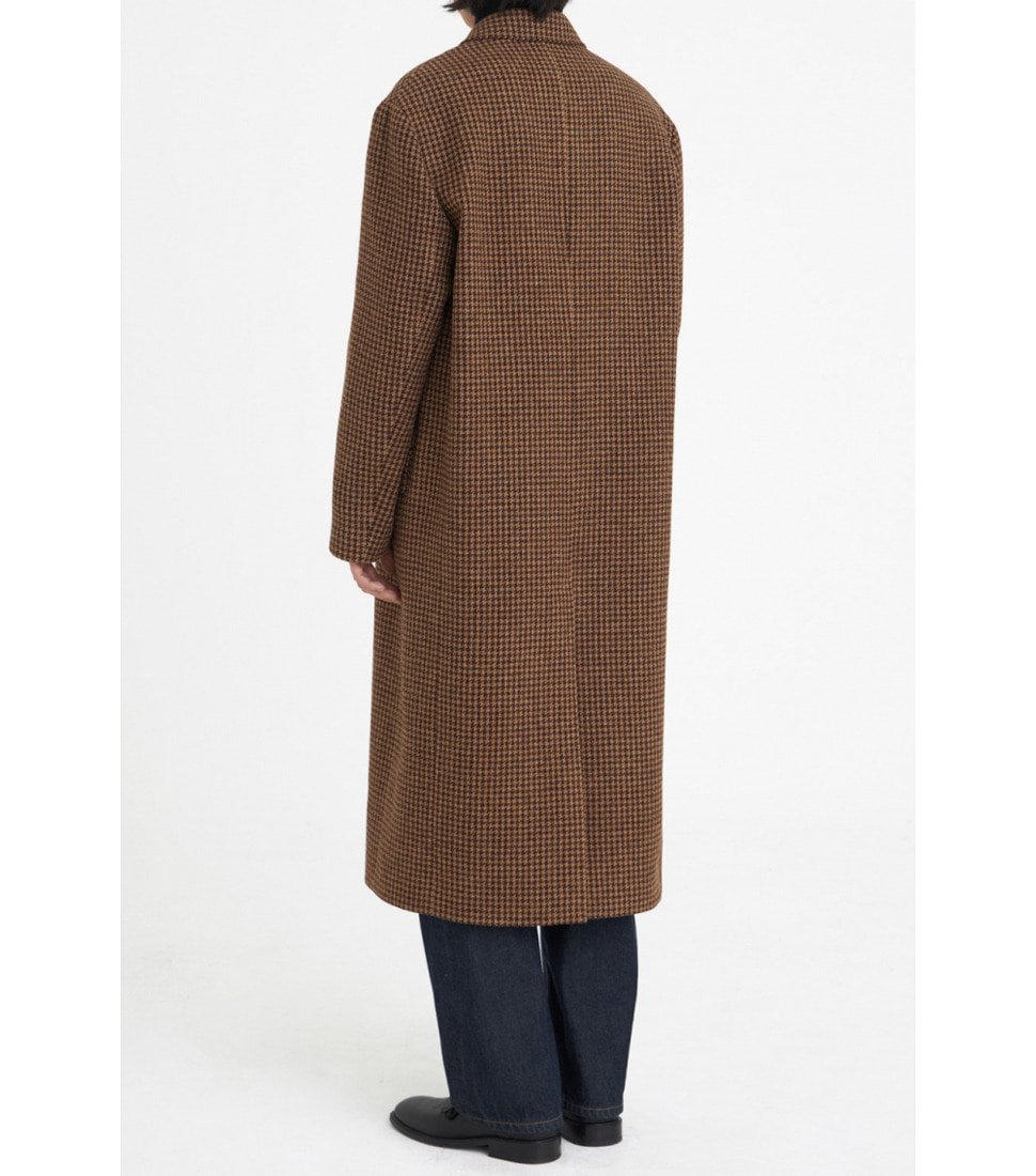 [YOUTH] CHESTERFIELD COAT &#039;BROWN CHECK&#039;