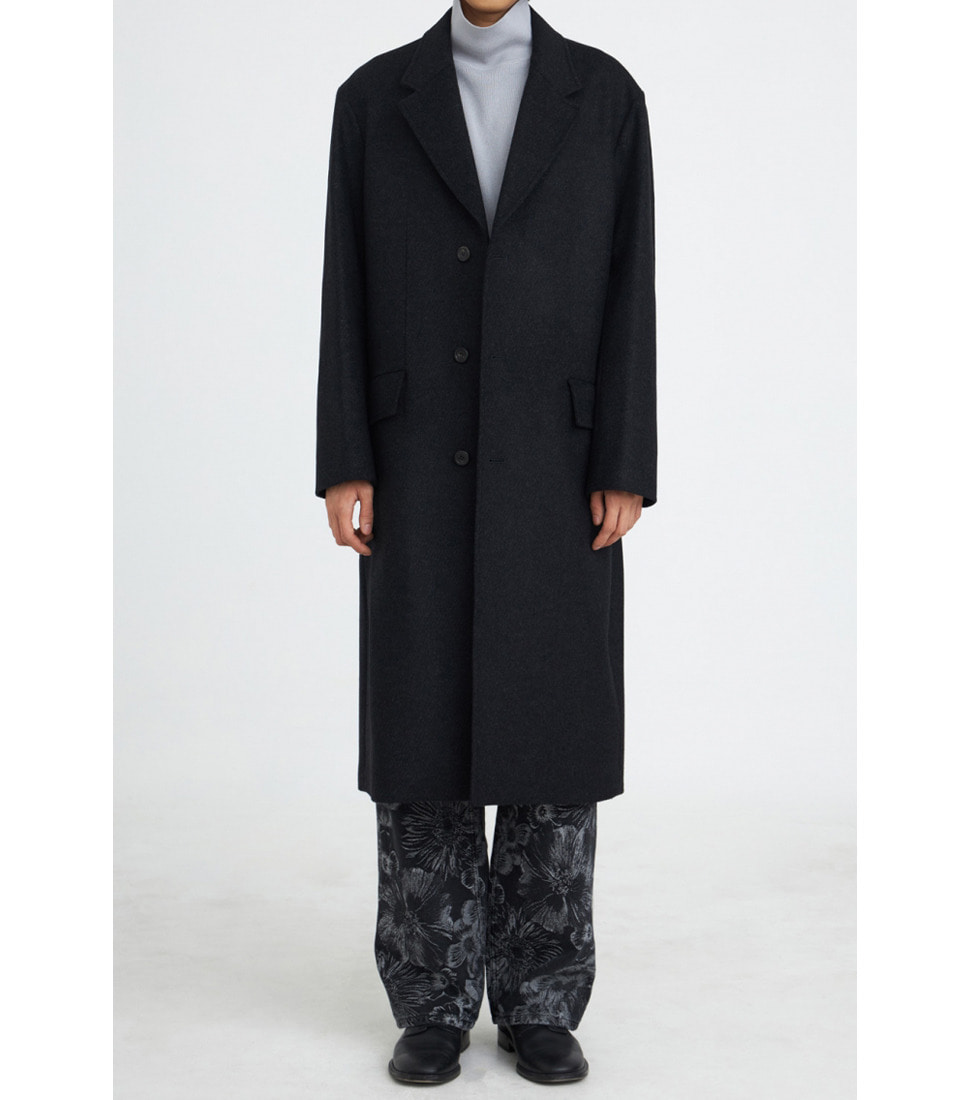 [YOUTH] CHESTERFIELD COAT &#039;CHARCOAL GRAY&#039;
