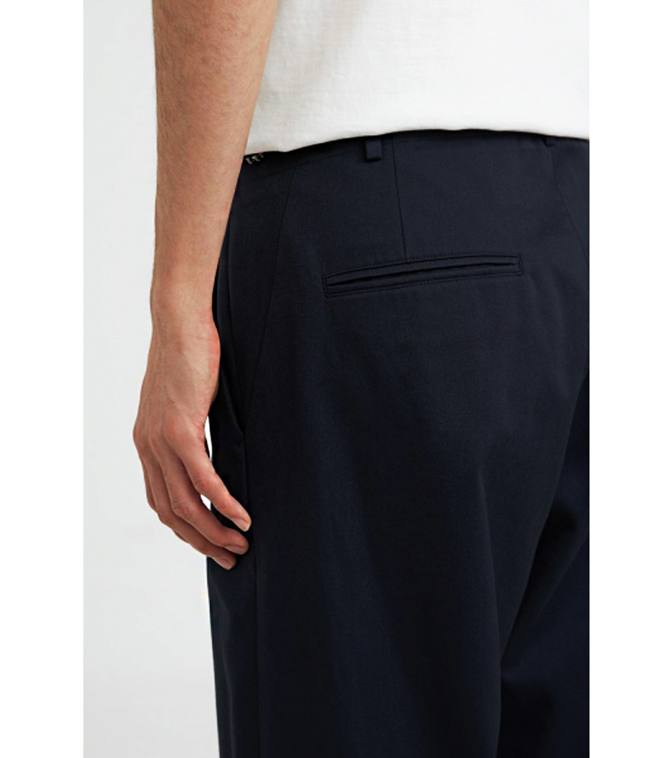 [YOUTH] WIDE CHINO PANTS &#039;NAVY&#039;