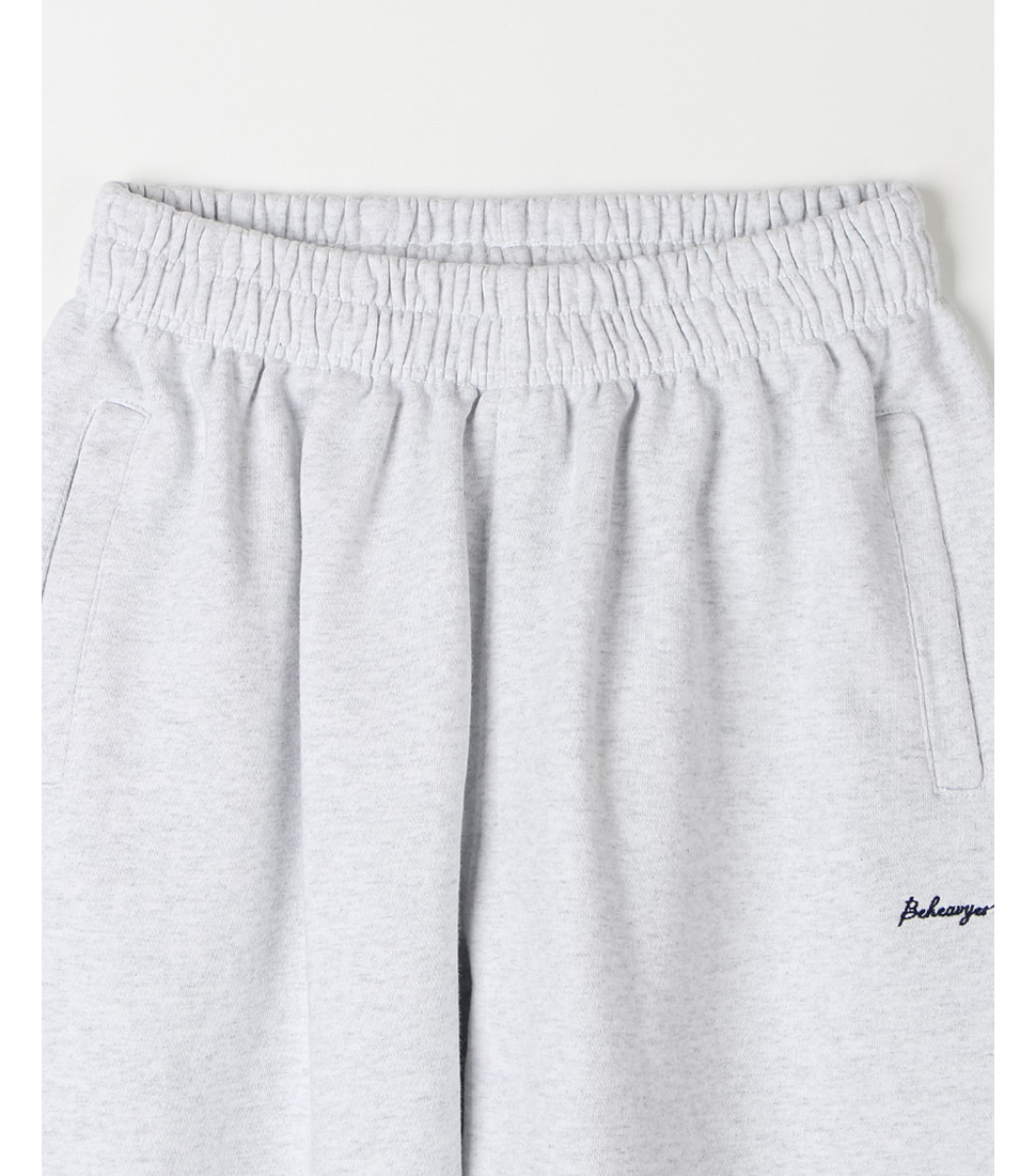 [BEHEAVYER]SWEAT PANTS&#039;MELANGE GREY&#039;