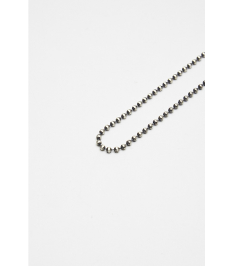 [YOUTH] BALLCHAIN NECKLACE &#039;SILVER&#039;