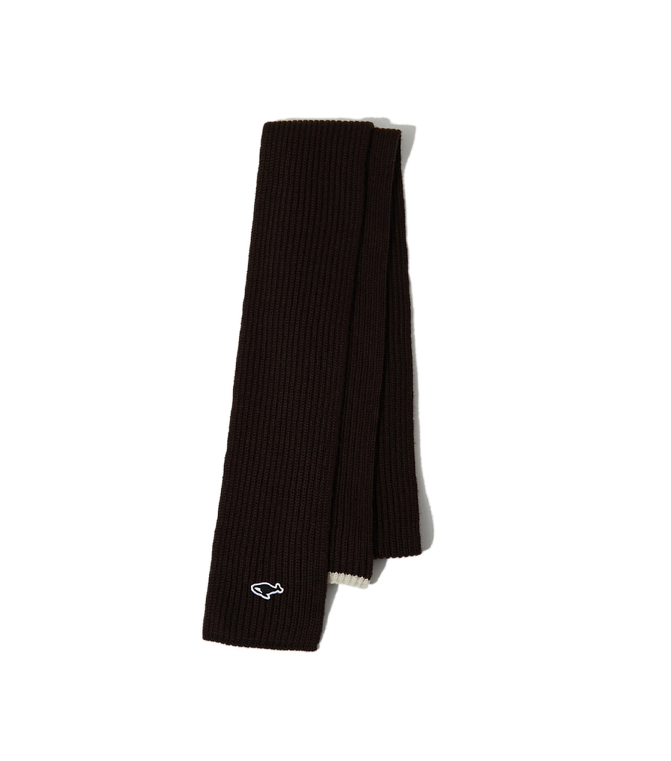 [NEITHERS] BASIC KNITTED MUFFLER &#039;BROWN&#039;