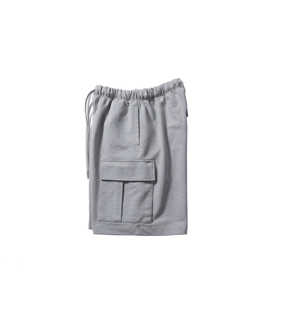 [MOIF]OVER MIL SWEAT SHORTS&#039;HEATHER GRAY&#039;