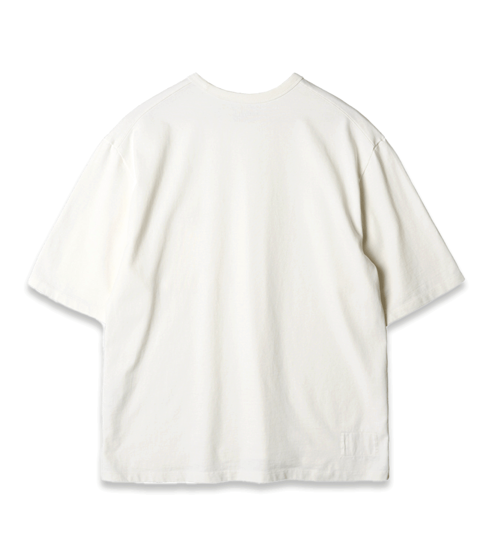 [ROUGH SIDE]PRIMARY HALF SLEEVE&#039;OFF WHITE&#039;