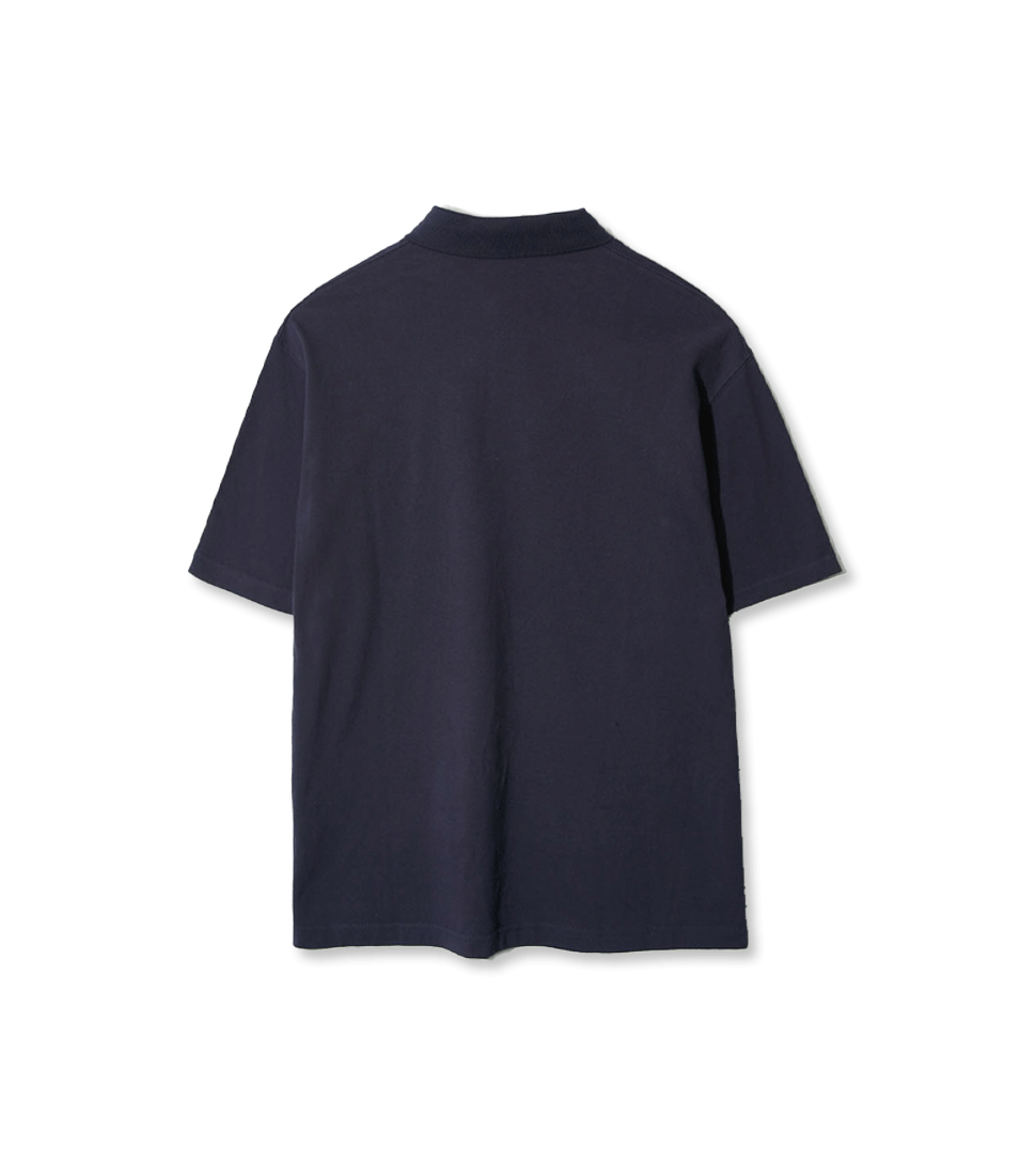 [NEITHERS] BASIC POLO S/S T-SHIRT &#039;NAVY&#039;