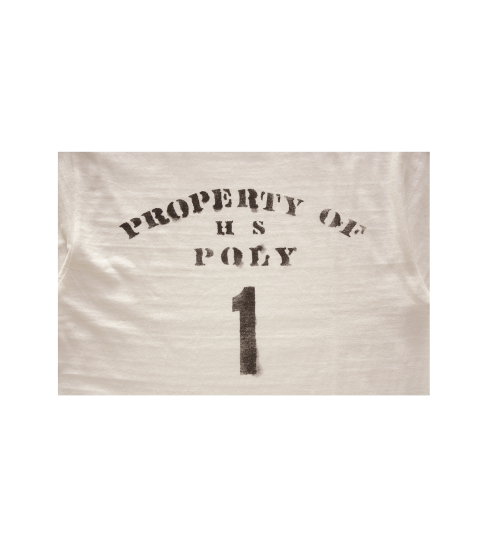 [WAREHOUSE]LOT 4601 PROPERTY OF H S POLY &#039;OFF WHITE&#039;
