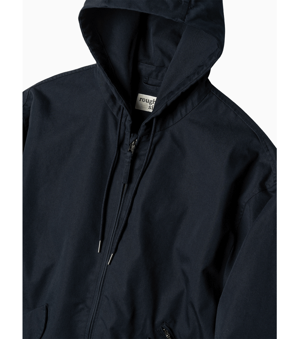 [ROUGH SIDE]HILL PARKA&#039;NAVY&#039;