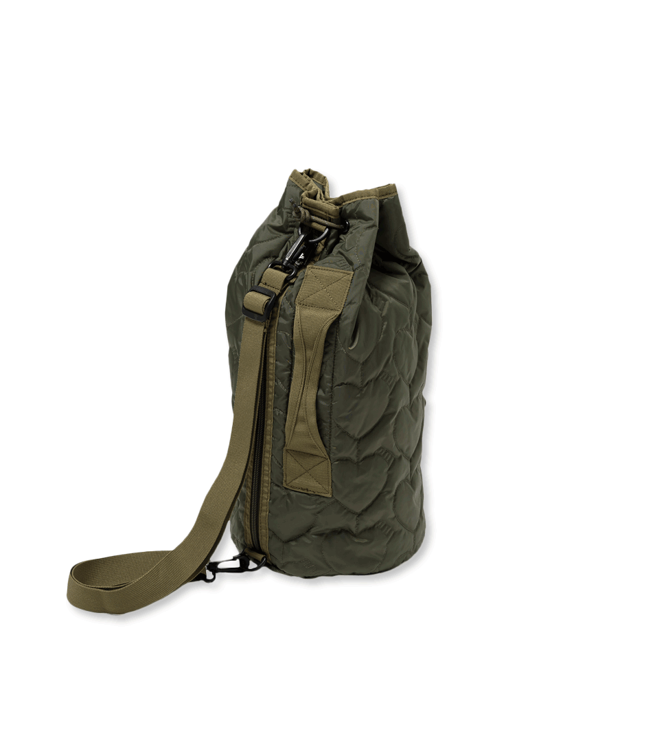 [HUMAN MADE]HEART QUILTING BONSACK &#039;OLIVE DRAB&#039;