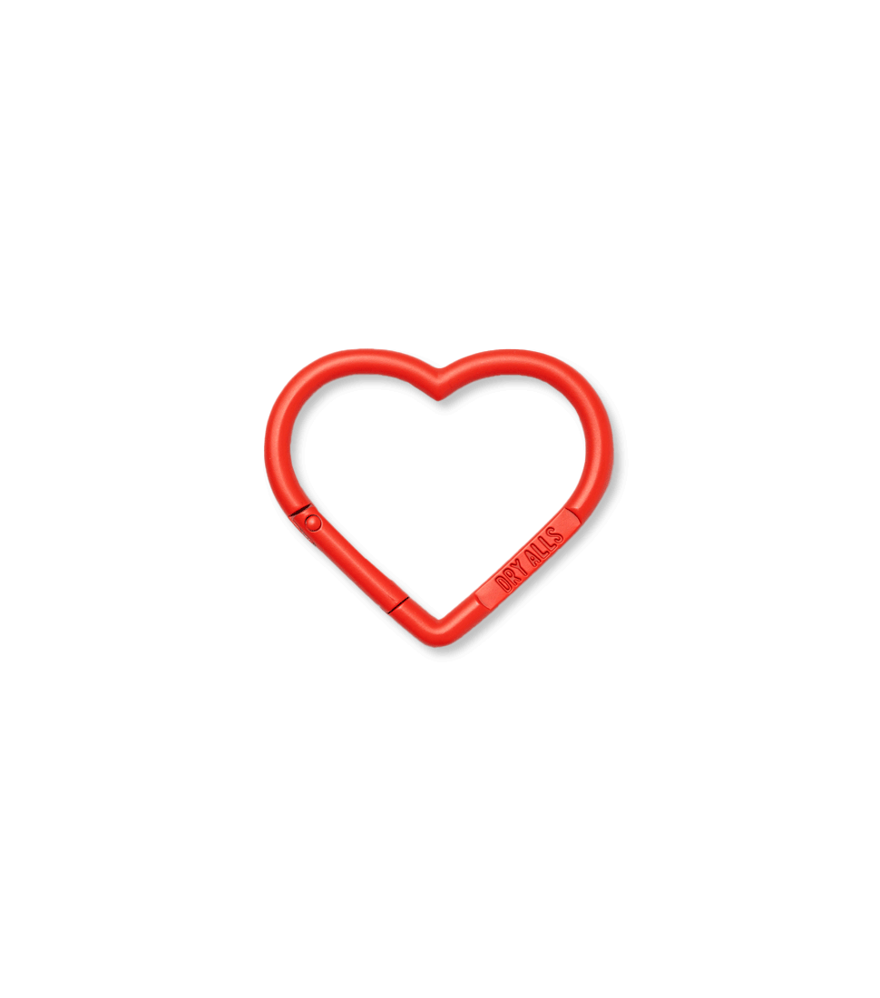 [HUMAN MADE]HEART CARABINER &#039;RED&#039;