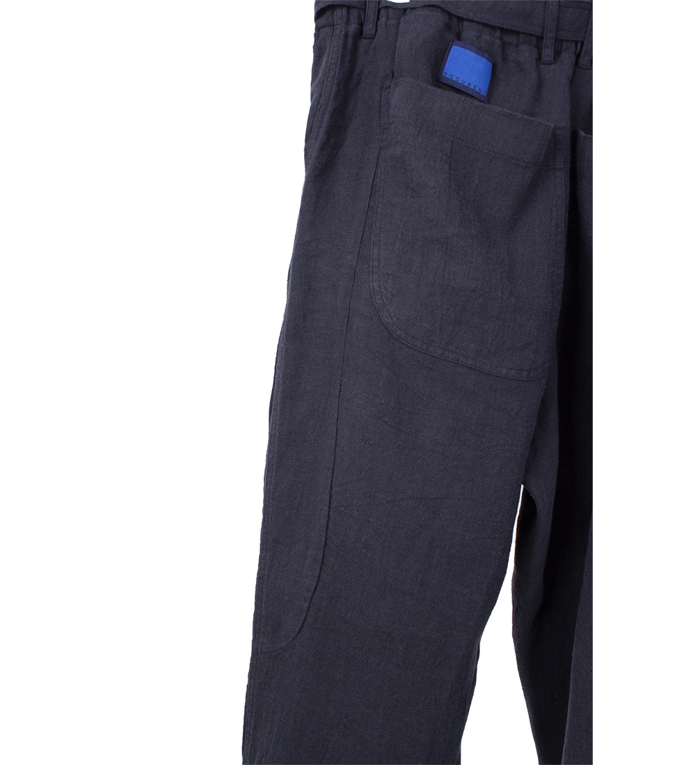 [DOCUMENT]COLINEN RELAXED PANTS &#039;NAVY&#039;