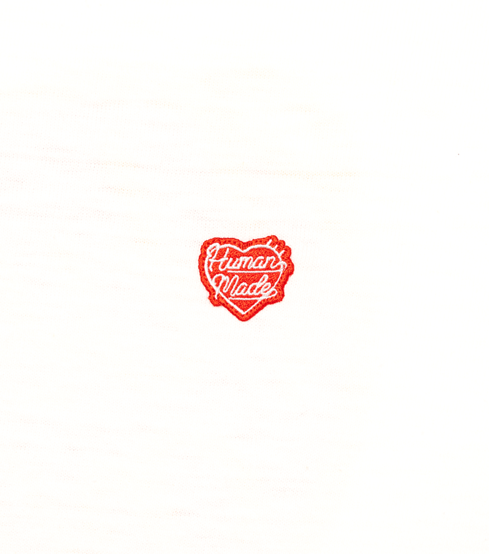 [HUMAN MADE]HEART BADGE T-SHIRT &#039;WHITE&#039;