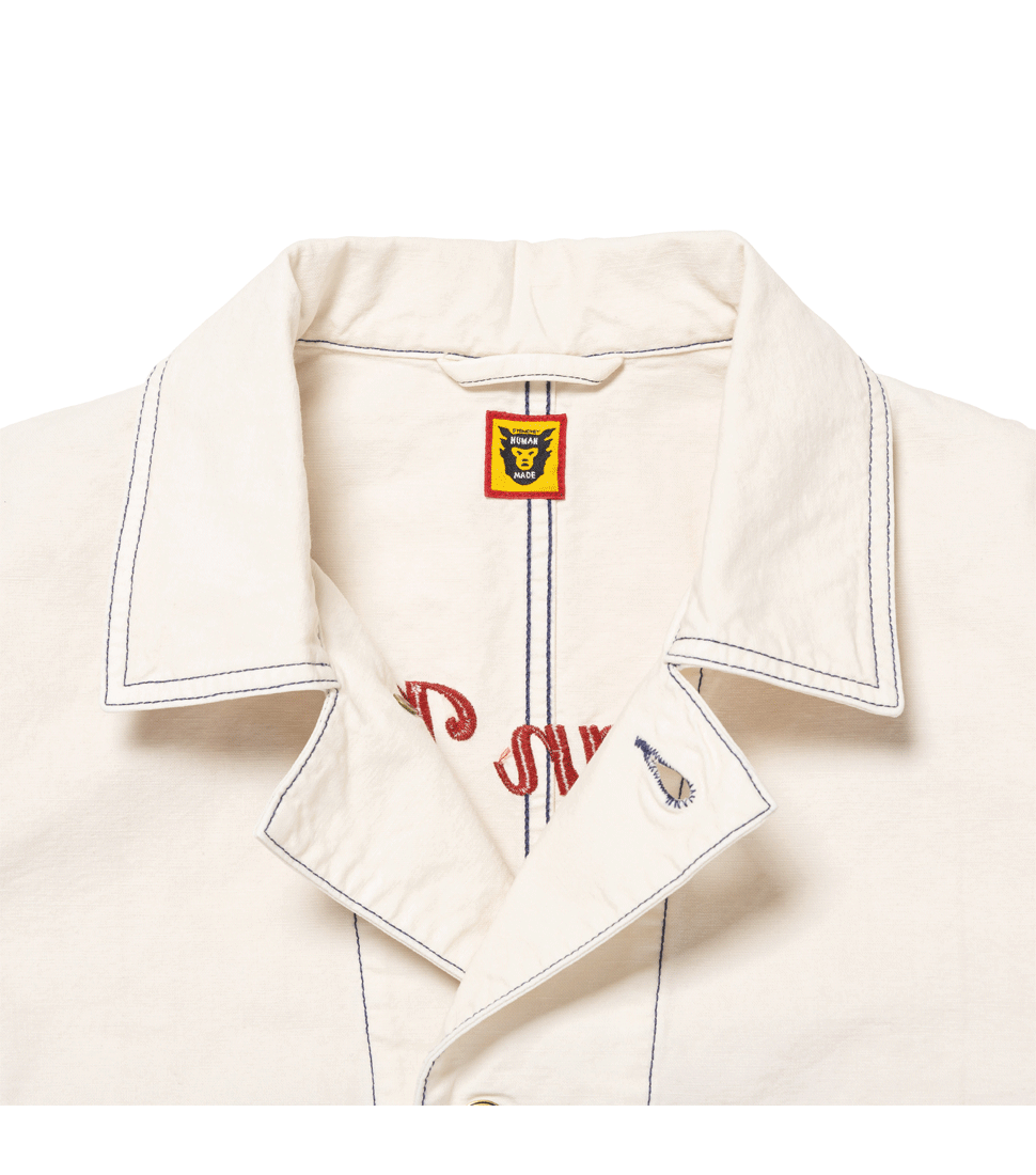 [HUMAN MADE]GARMENT DYED COVERALL JACKET &#039;WHITE&#039;
