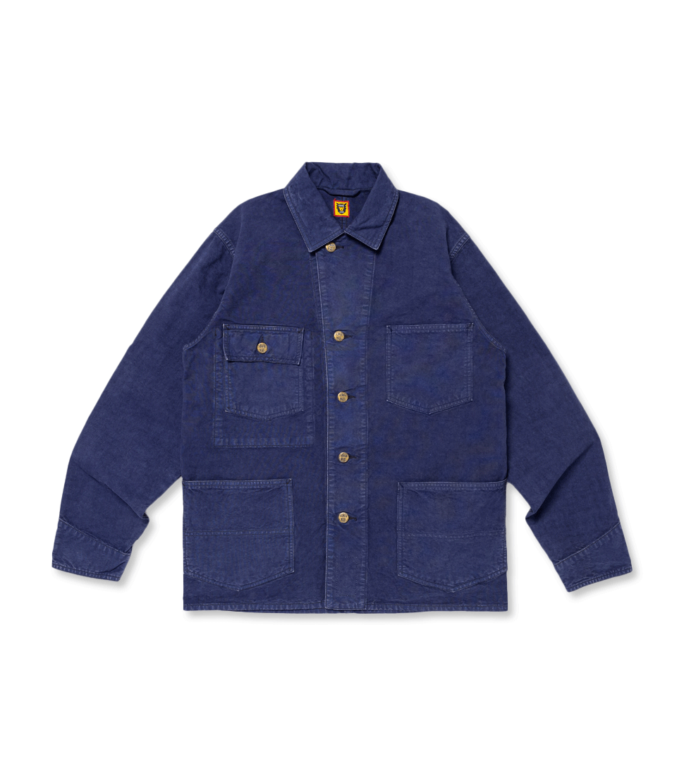 [HUMAN MADE]GARMENT DYED COVERALL JACKET &#039;NAVY&#039;