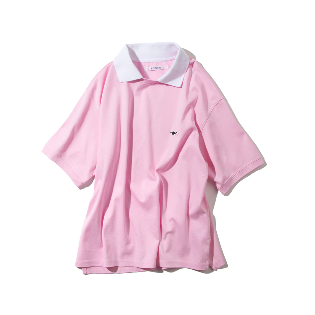 [NEITHERS] 202-1 COLLAR T-SHIRT &#039;PINK&#039;