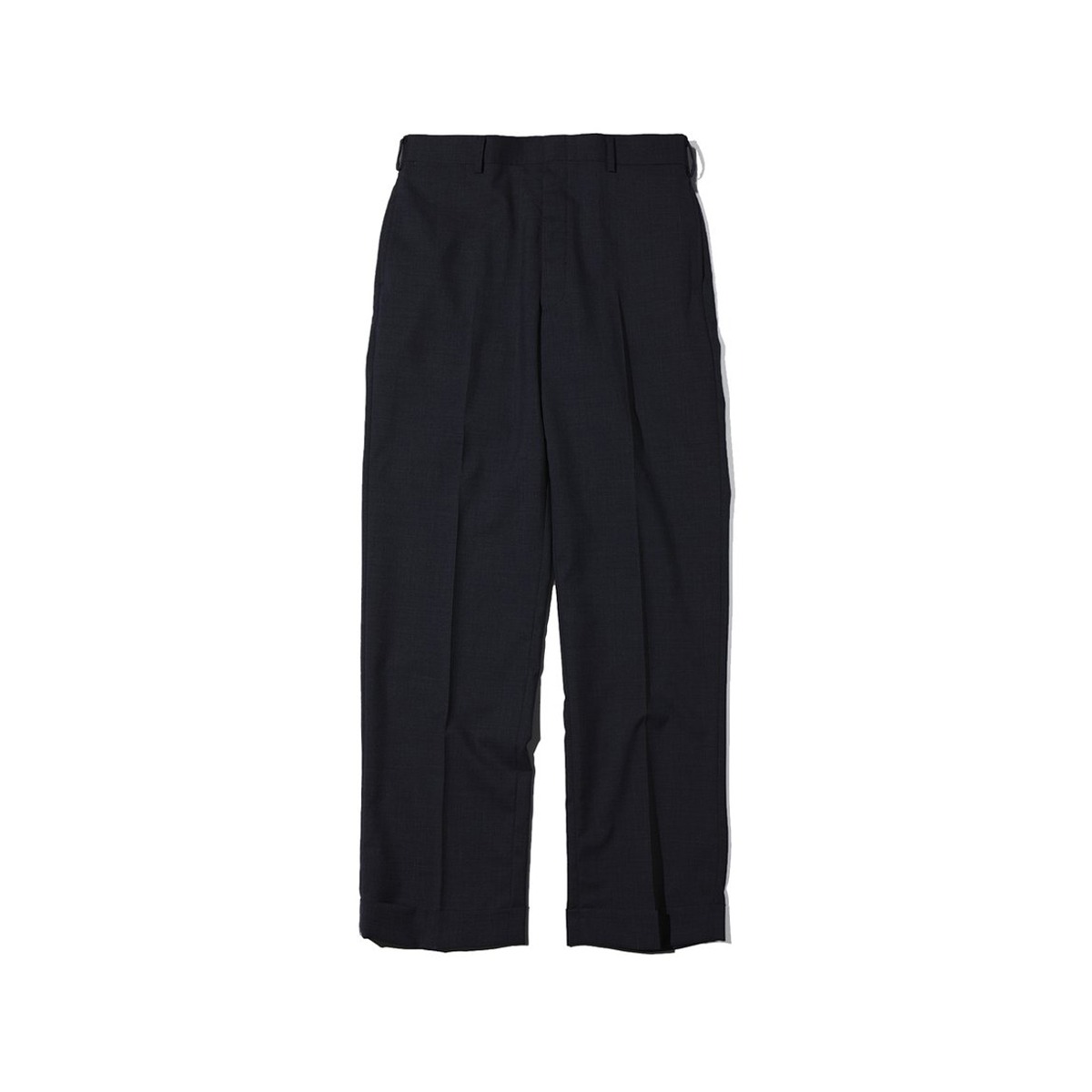 [J.PRESS] PEPPIN MERINO TROPICAL PIPED STEM TROUSERS &#039;NAVY’