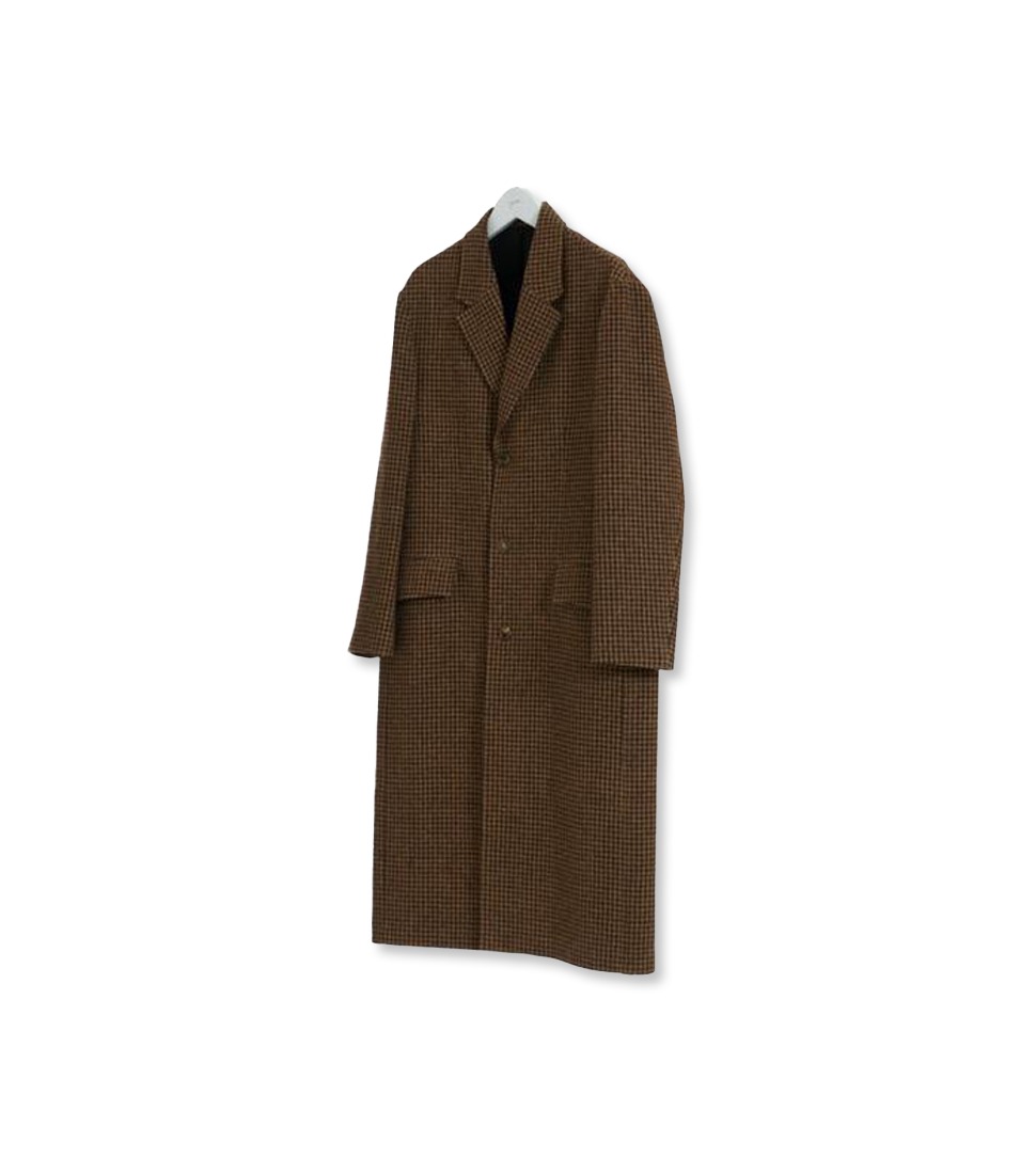 [YOUTH] CHESTERFIELD COAT &#039;BROWN CHECK&#039;