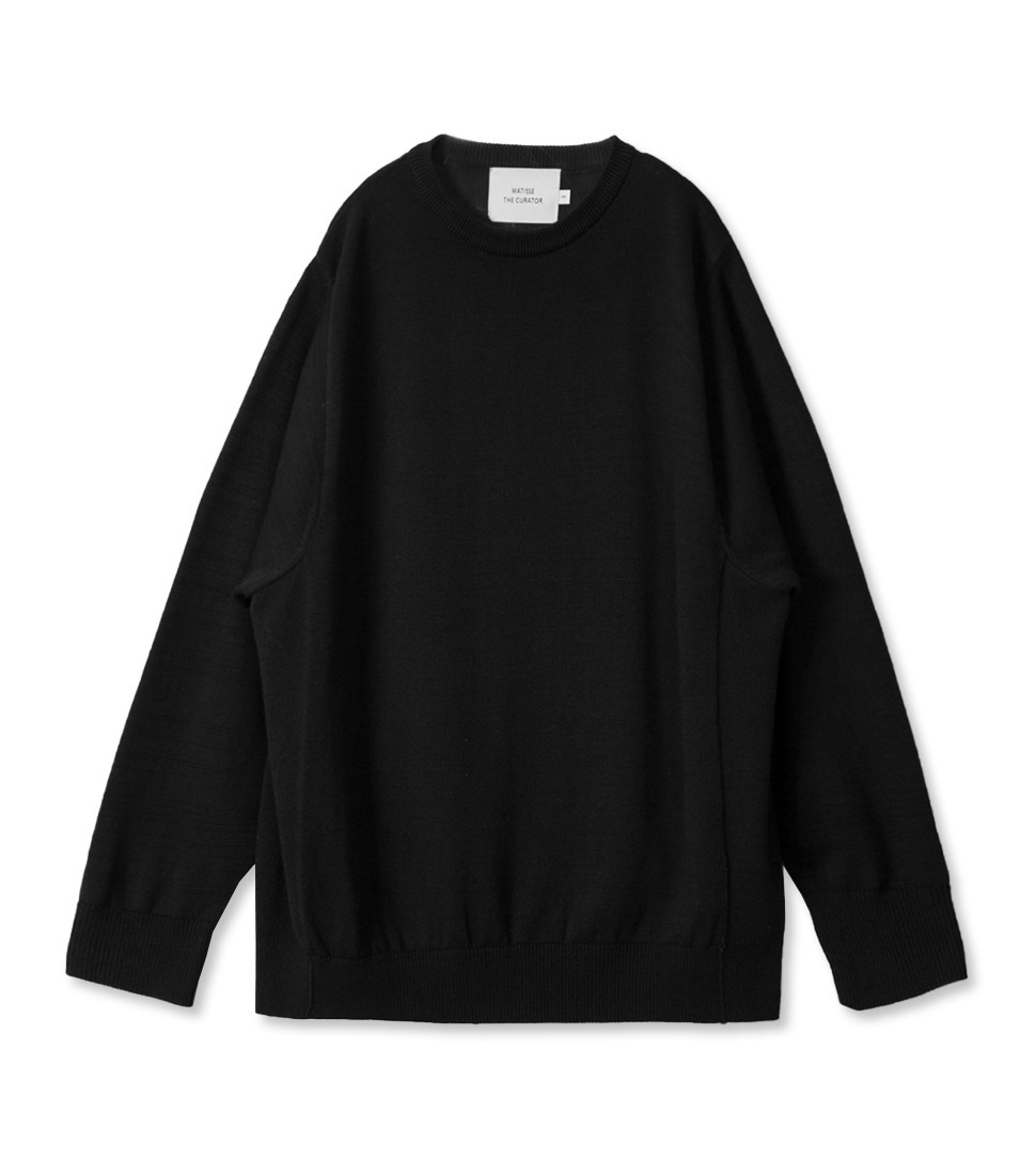 [MATISSE THE CURATOR]ROUND KNIT&#039;BLACK&#039;