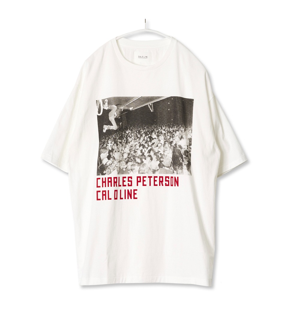 [CAL O LINE] &quot;BIG DIVER&quot; S/S TEE ‘WHITE’