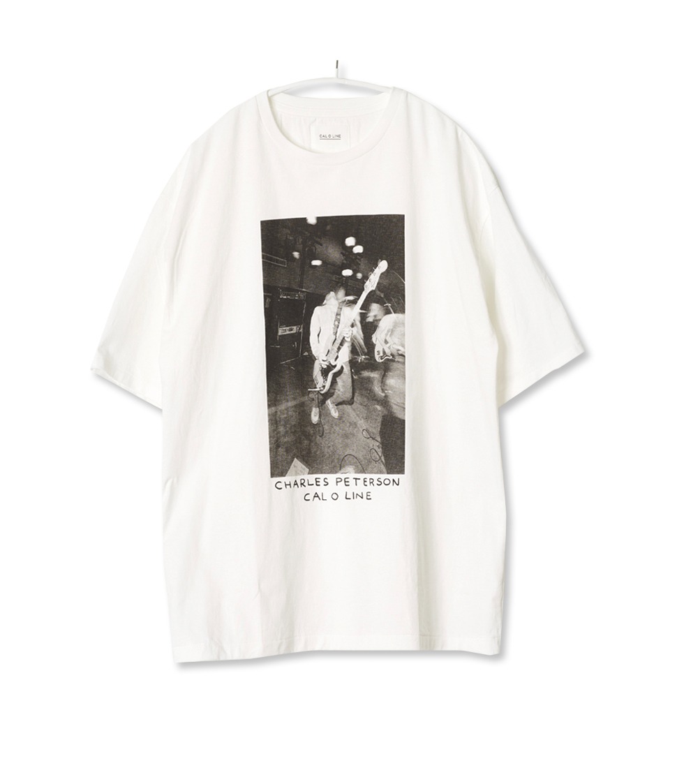 [CAL O LINE] &quot;MUD 1&quot; S/S TEE ‘WHITE’