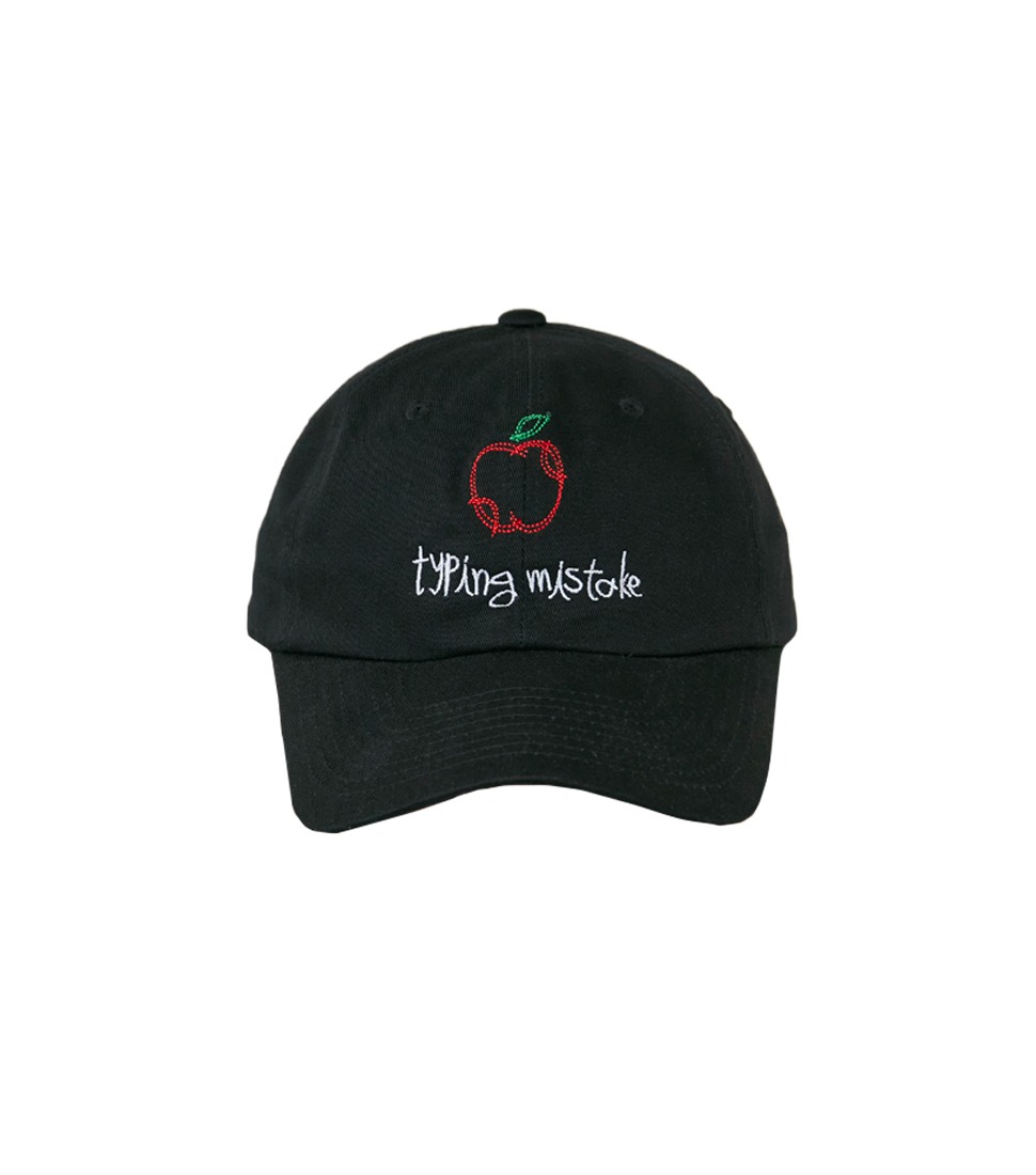 [TYPING MISTAKE] APPLE EMBROIDERY BALL CAP&#039;BLACK&#039;