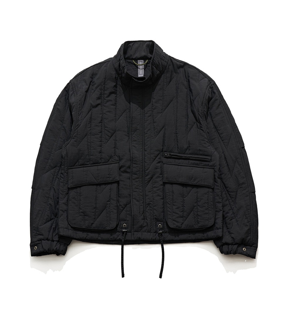 [UNAFFECTED] QUILTED BLOUSON&#039;BLACK&#039;