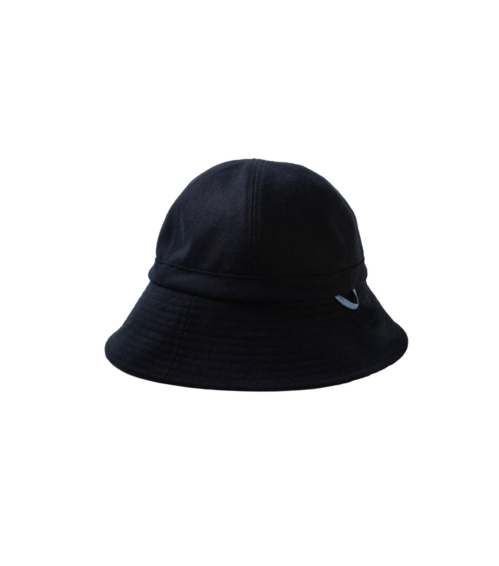 [KENNETH FIELD]GUIDE HAT LIMITED FOX FLANNEL &#039;NAVY&#039;