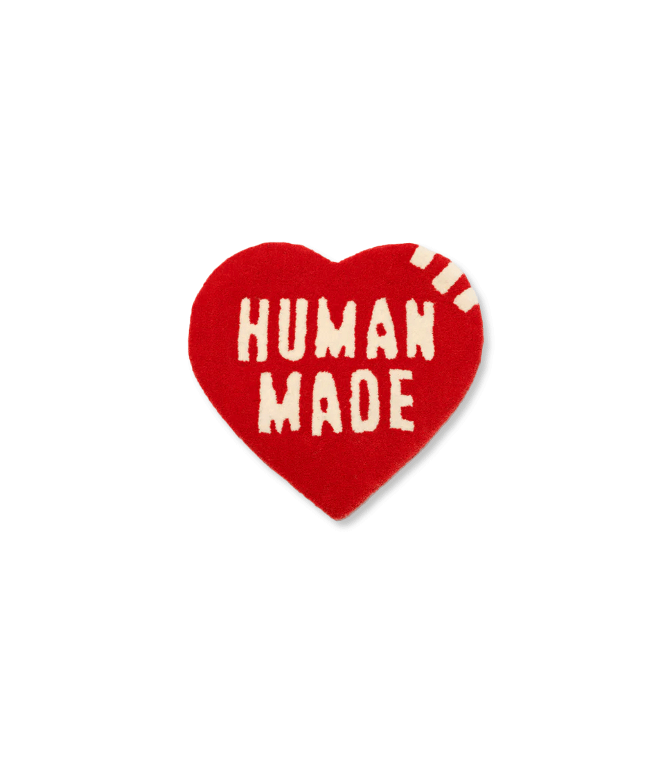 [HUMAN MADE]HEART RUG SMALL &#039;RED&#039;