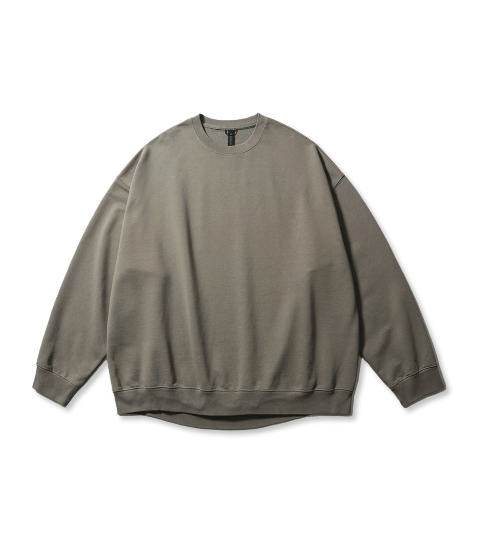 [MOIF]BAGGY SWEAT SHIRT&#039;OLIVE GRAY&#039;