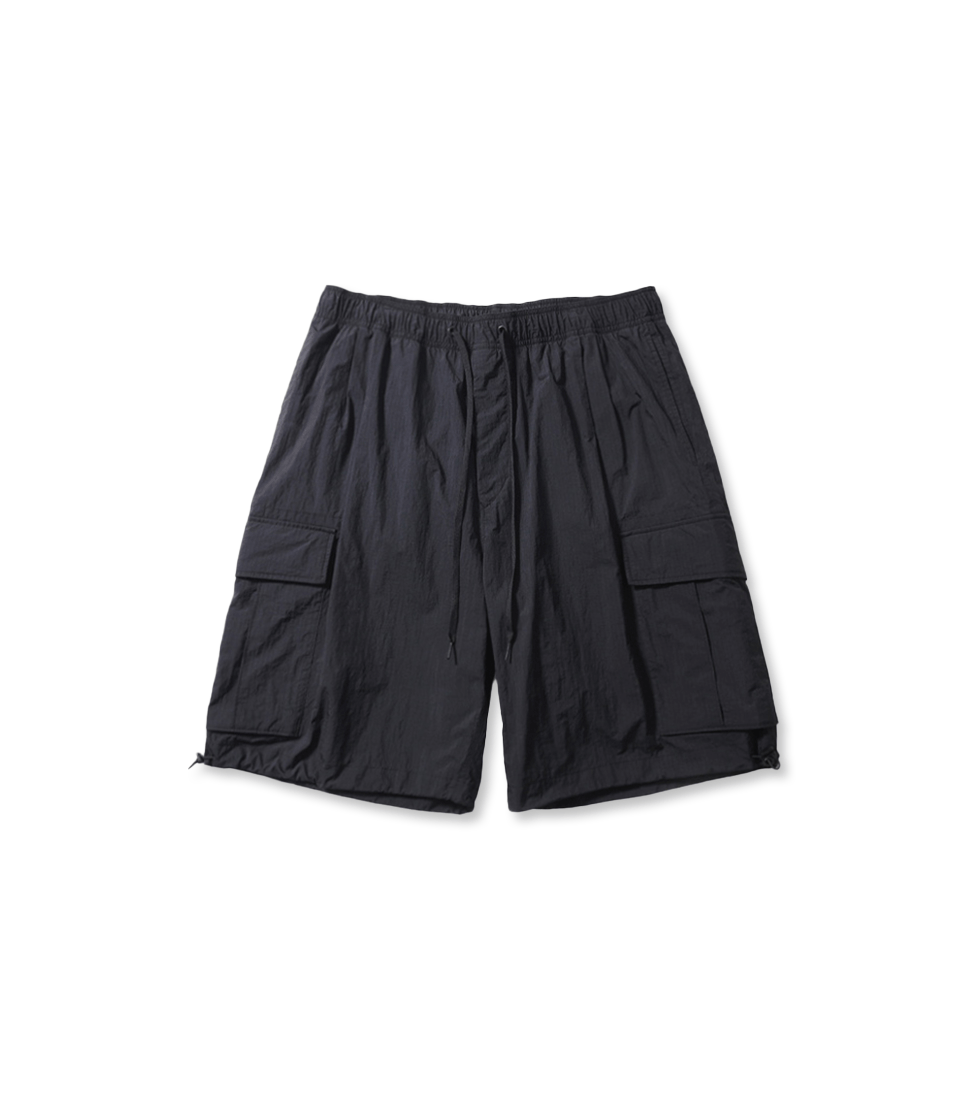 [MOIF]OVER MIL 6P SHORTS&#039;BLACK RIPSTOP&#039;