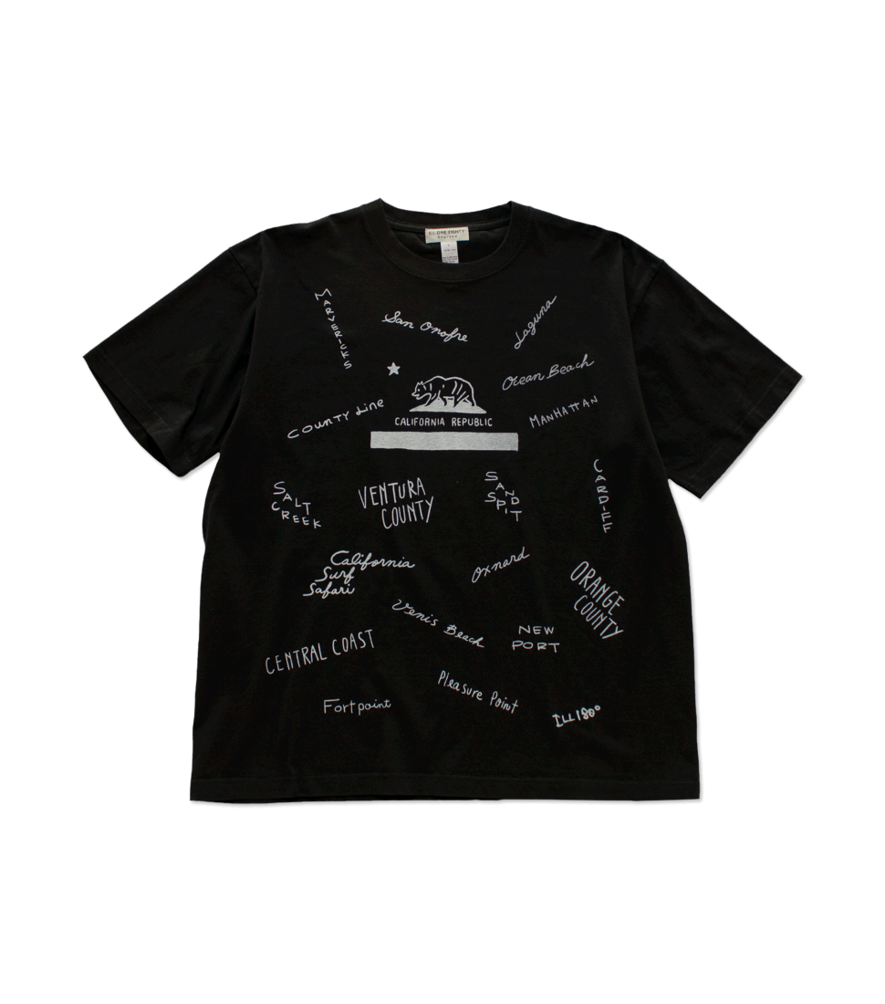 [ILL ONE EIGHTY] &quot;DOODLE&quot; TEE&#039;BLACK’