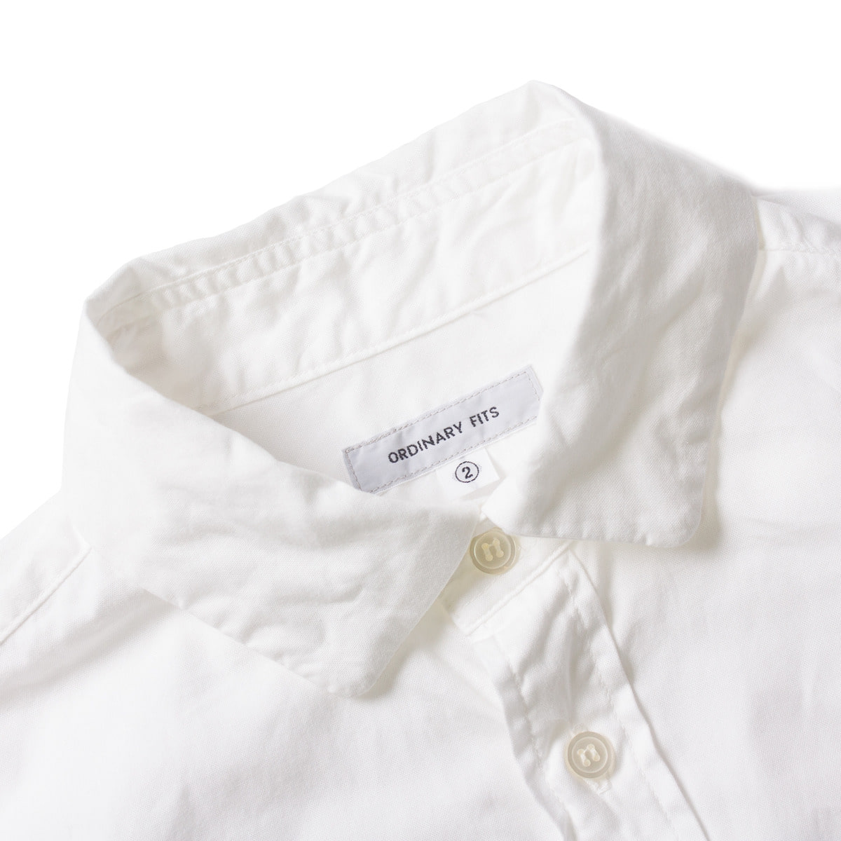 [ORDINARY FITS] INVISIBLE B/D SHIRT &#039;WHITE&#039;