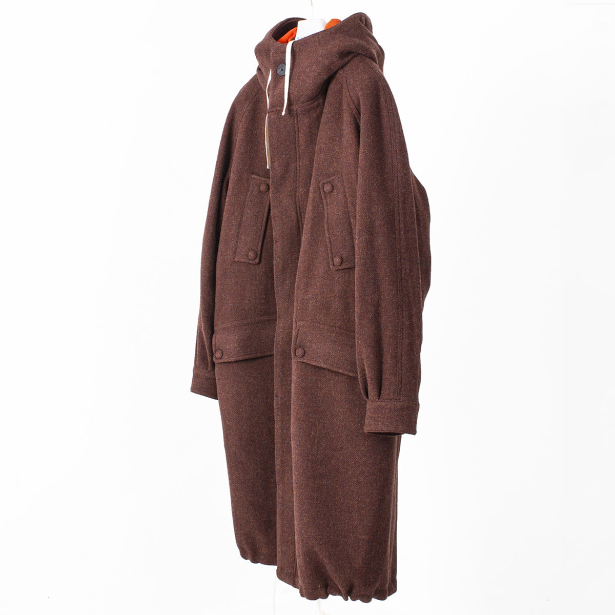 [DOCUMENT] THE DOCUMENT WOOL PARKA &#039;BROWN&#039;