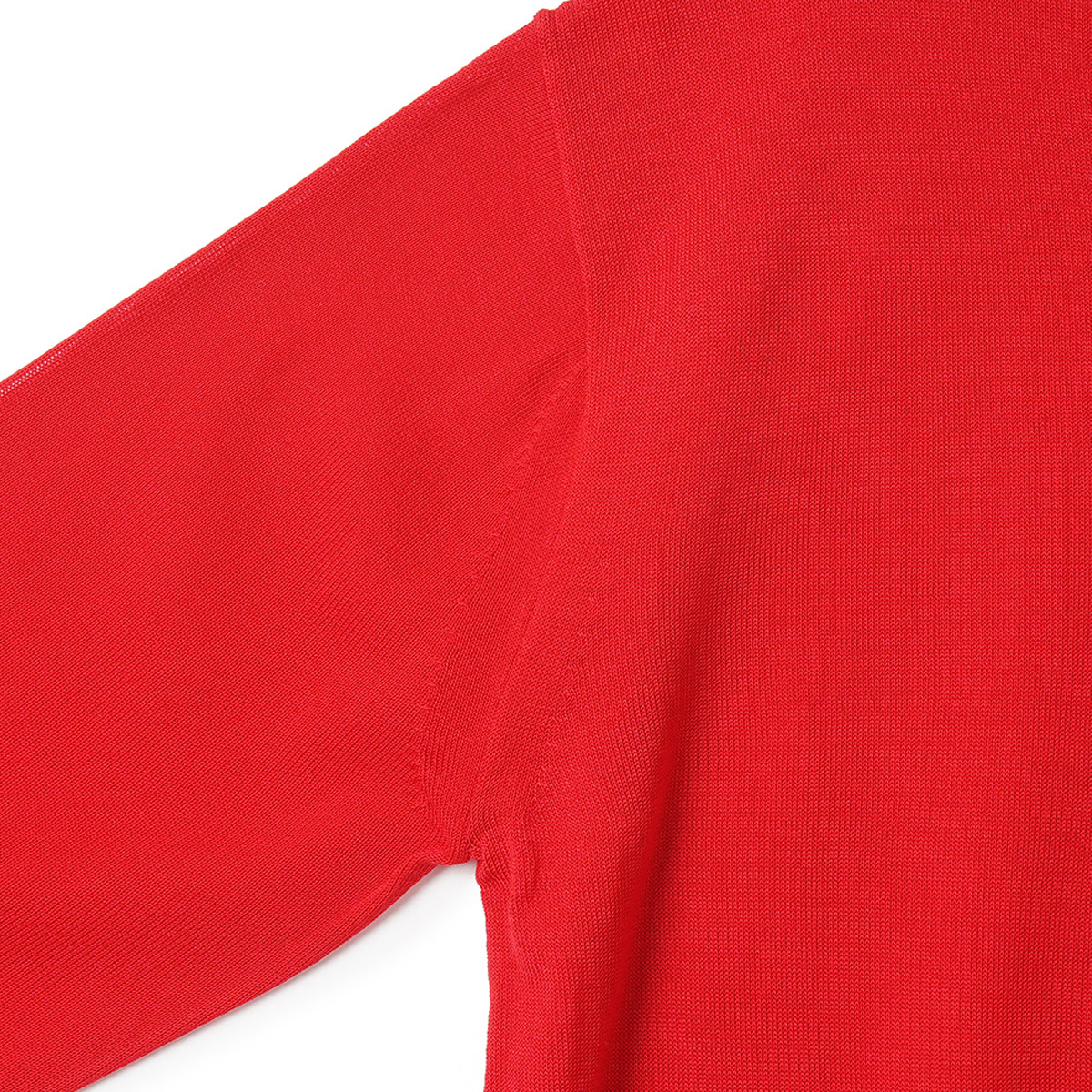 [TRICOTER] SUMMER YARN CREW NECK PULLOVER &#039;DEEP RED&#039;