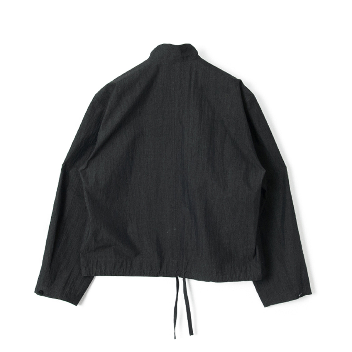 [ART IF ACTS] TWO POCKET STAND COLLAR SHIRTS &#039;CHARCOAL&#039;
