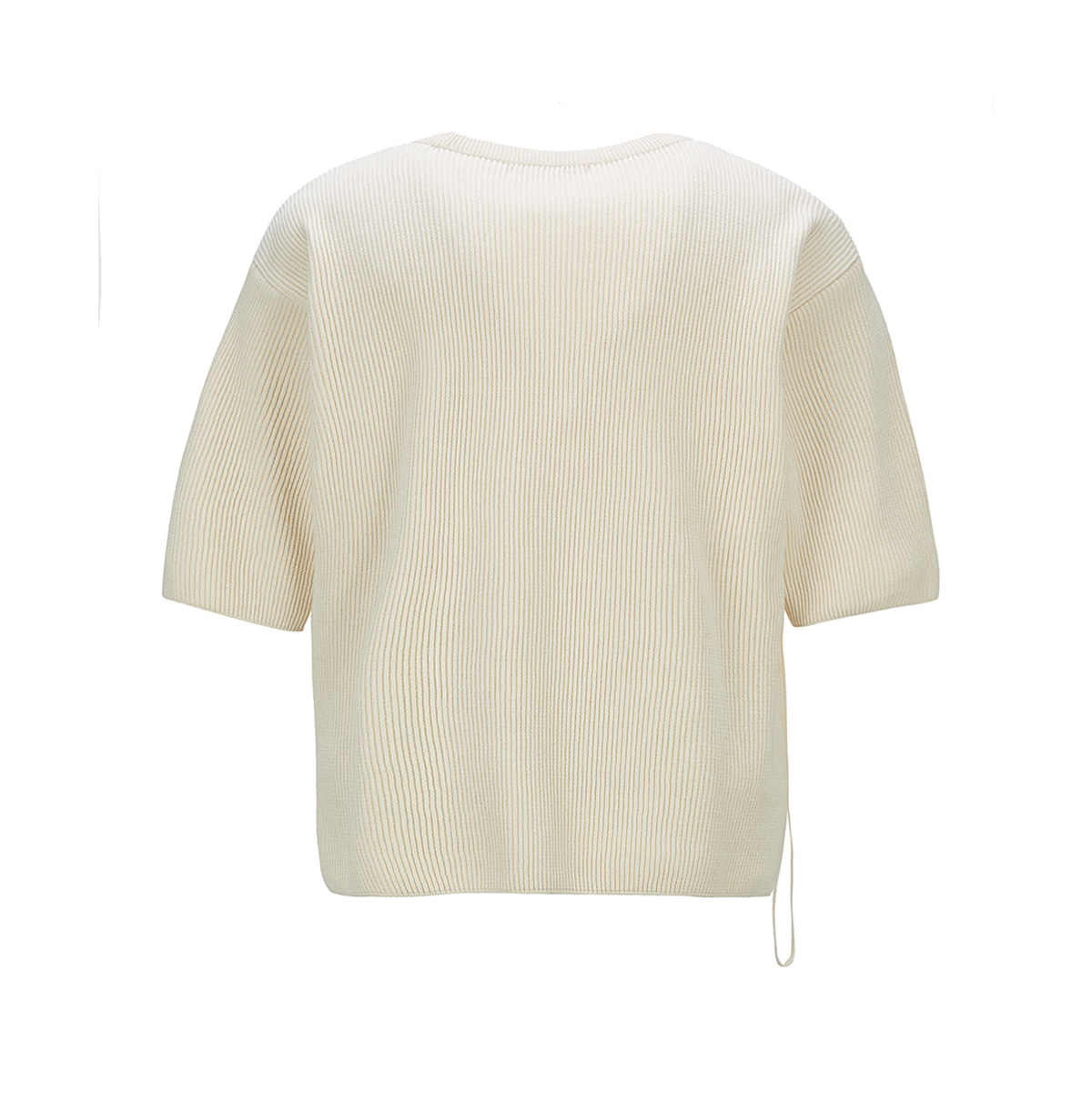[LE17SEPTEMBRE] HALF SLEEVE KNIT PULLOVER &#039;IVORY&#039;