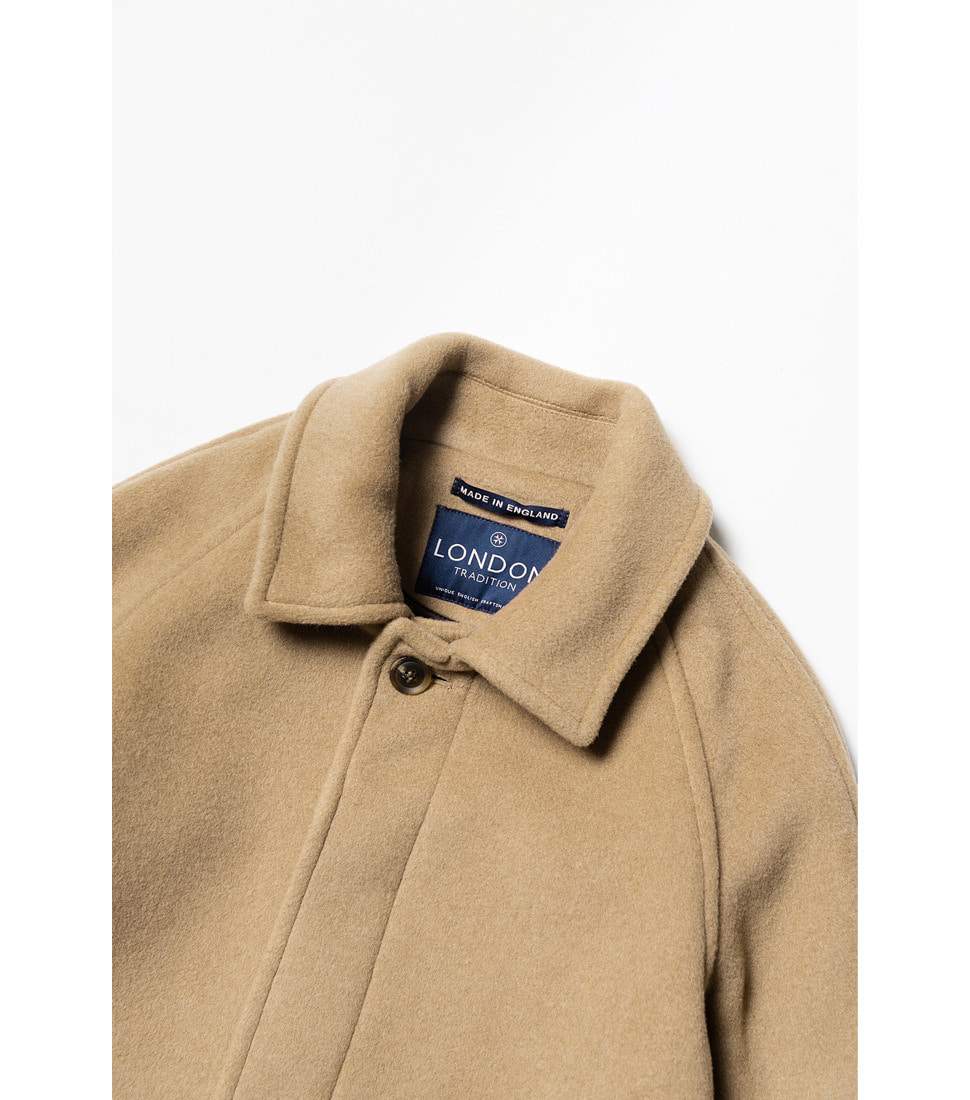 [LONDON TRADITION] MENS R06 FLY FRONT COAT &#039;NEW CAMEL&#039;