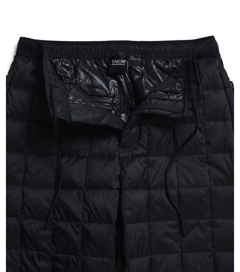 [TAION]21AW DOWN PANTS TAION-1301MTP &#039;BLACK&#039;