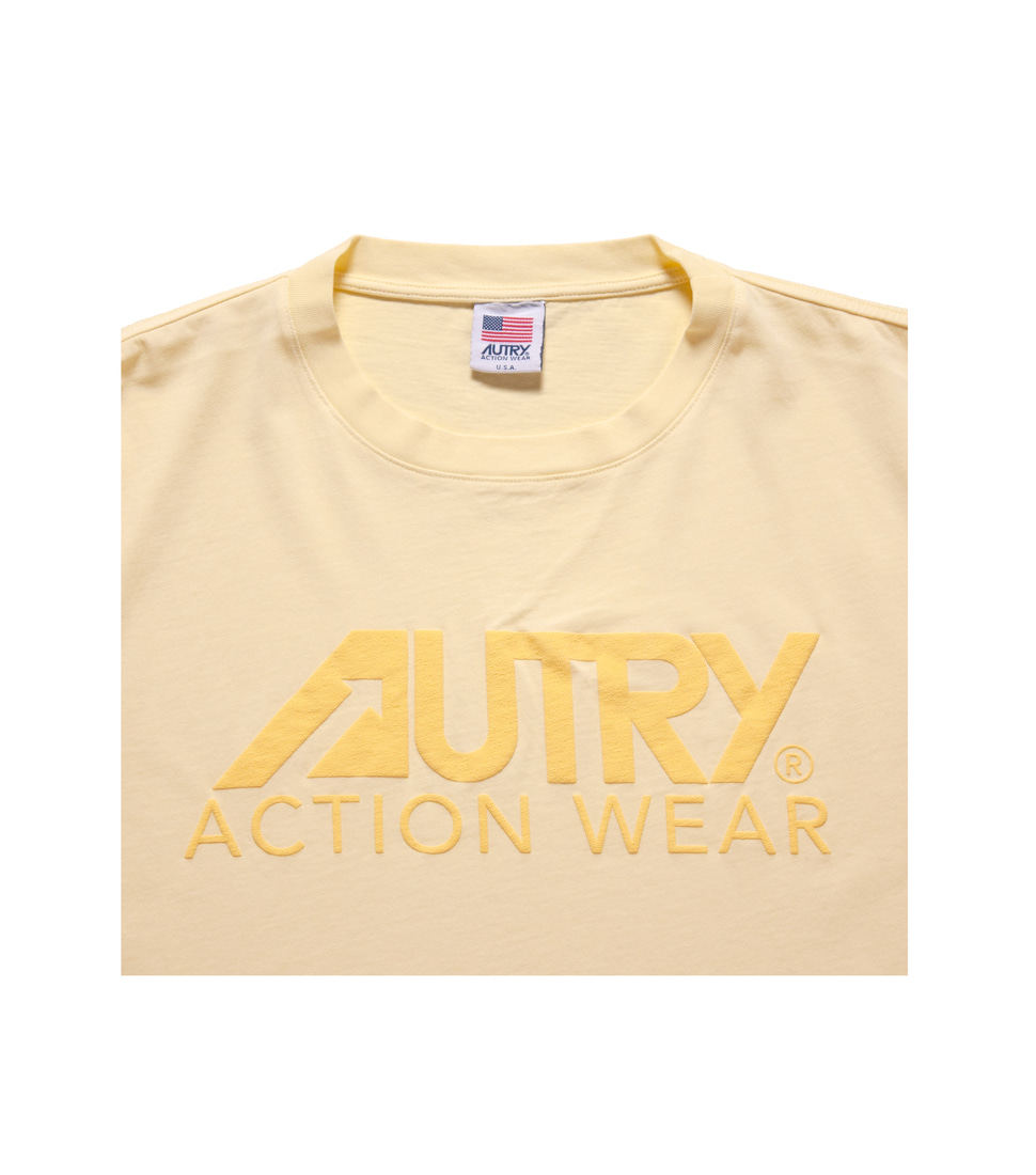 [AUTRY]T-SHIRT MATCHPOINT MAN ACTION &#039;YELLOW&#039;