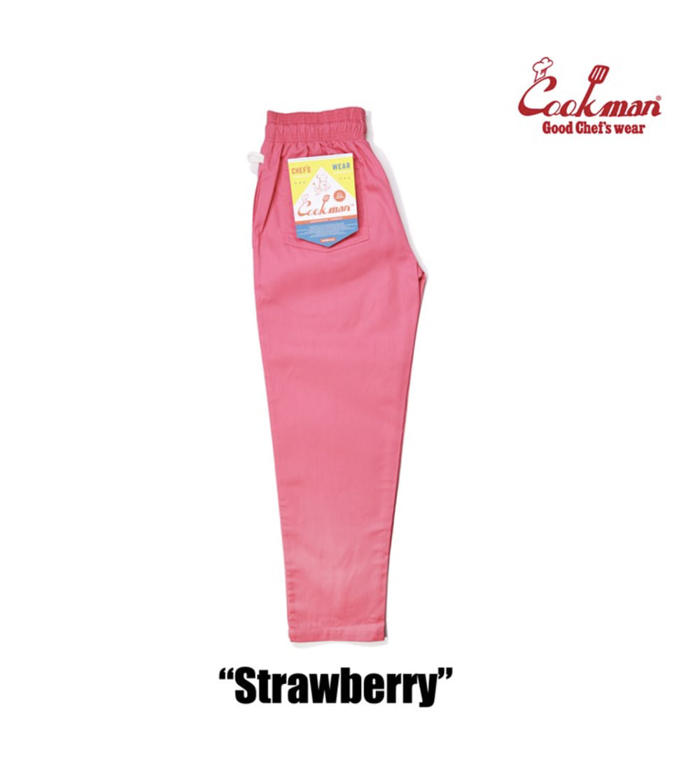 [COOKMAN] CHEF PANTS STRAWBERRY ‘PINK’