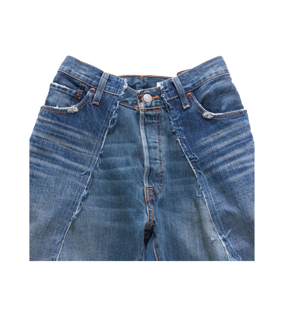 [OLDPARK]BAGGY JEANS &#039;BLUE&#039;