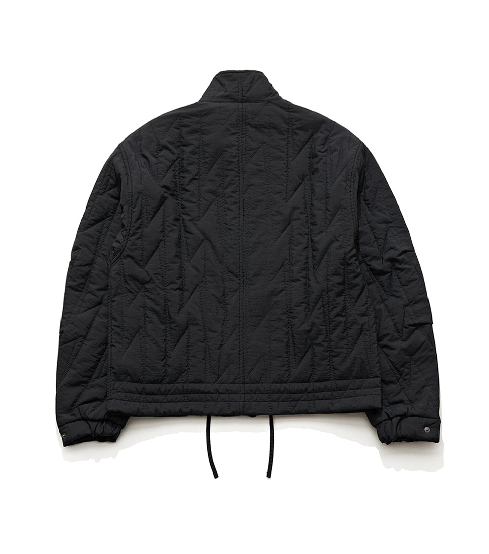 [UNAFFECTED] QUILTED BLOUSON&#039;BLACK&#039;