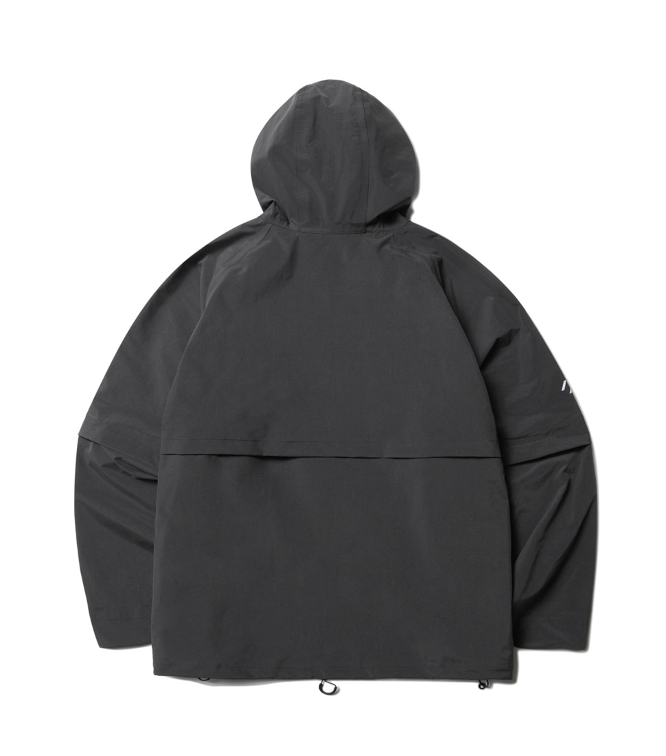 [WELTER EXPERIMENT]WOL006_ 3-LAYER COMPACT WIND BREAKER&#039;CHARCOAL&#039;