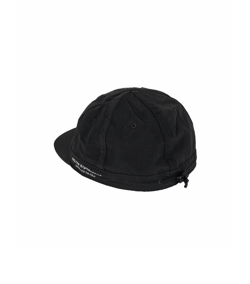[WELTER EXPERIMENT]WHL003_HIKING PU COATED 6 PANEL CAP&#039;BLACK&#039;