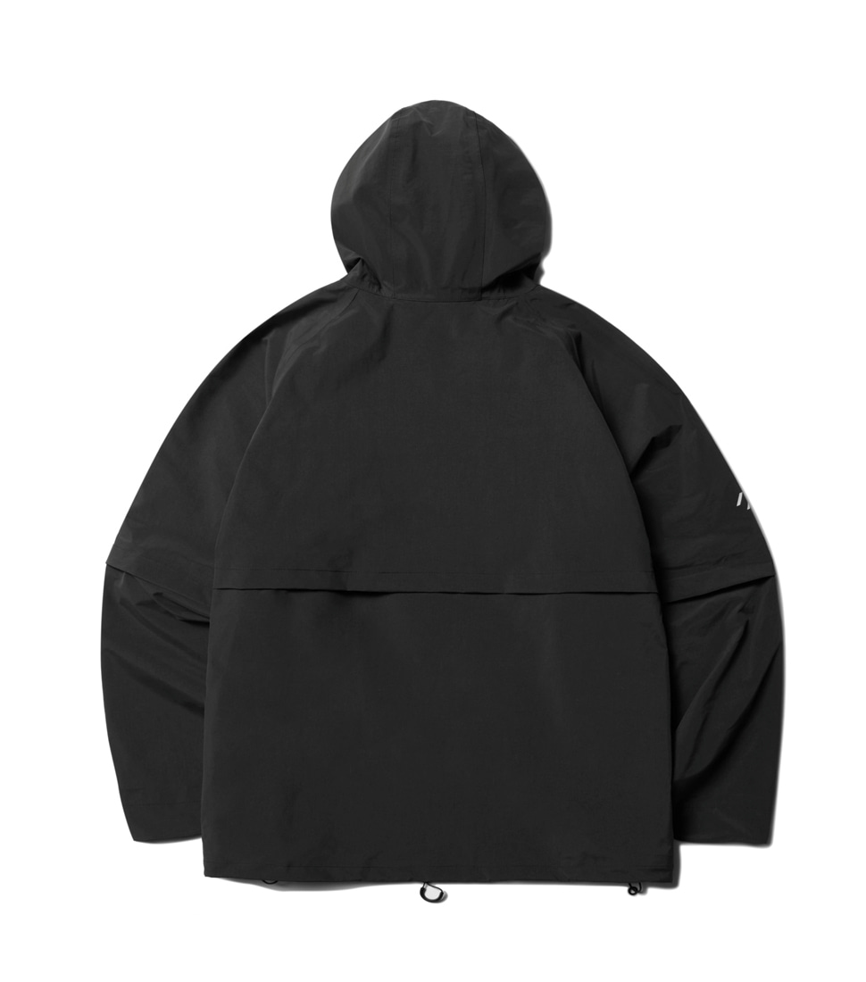 [WELTER EXPERIMENT]WOL007_ 3-LAYER COMPACT WIND BREAKER&#039;BLACK&#039;